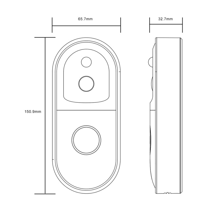 B50 720P Smart WiFi Video Visual Doorbell, Support Phone Remote Monitoring & Night Vision & SD Card B50 720P Smart WiFi Video Visual Doorbell, Support Phone Remote Monitoring & Night Vision & SD Card
